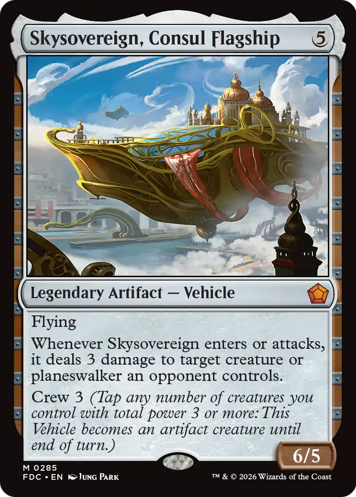 Skysovereign, Consul Flagship [Foundations Commander] Magic: The Gathering