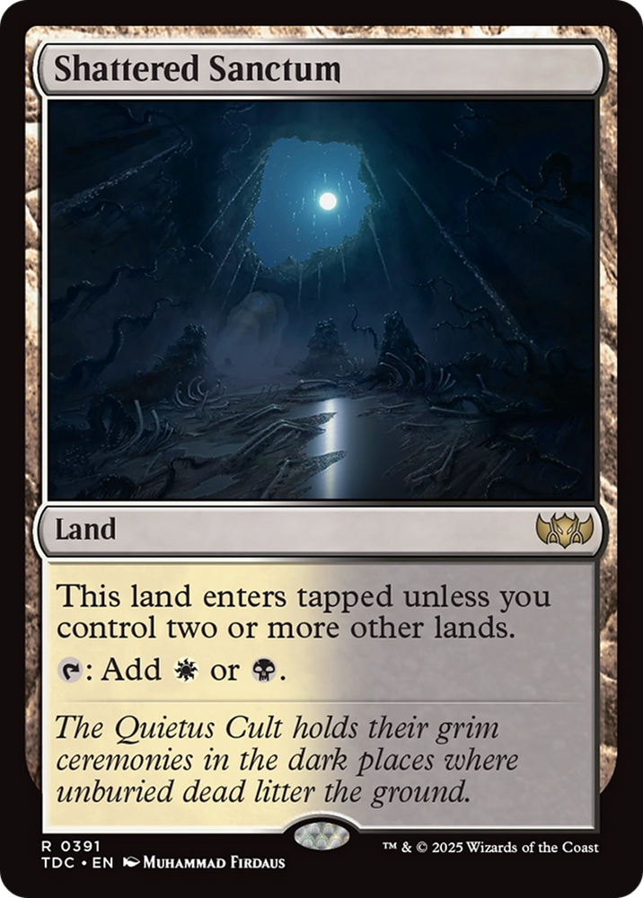 Shattered Sanctum [Tarkir: Dragonstorm Commander] Magic: The Gathering