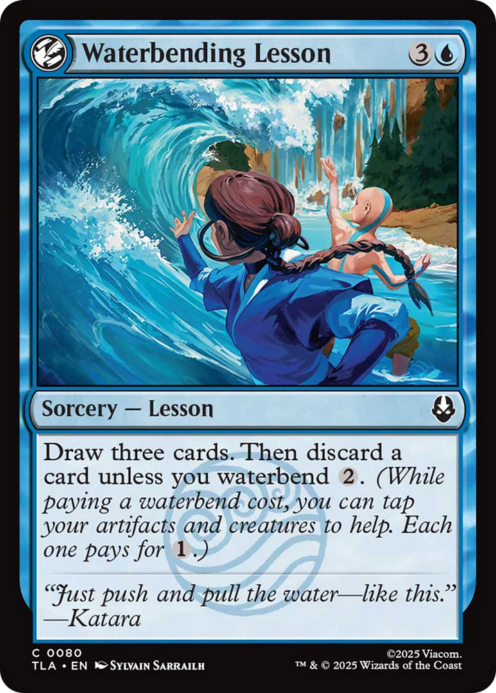 Waterbending Lesson [Avatar: The Last Airbender] Magic: The Gathering
