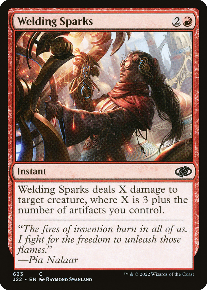 Welding Sparks [Jumpstart 2022] Magic: The Gathering