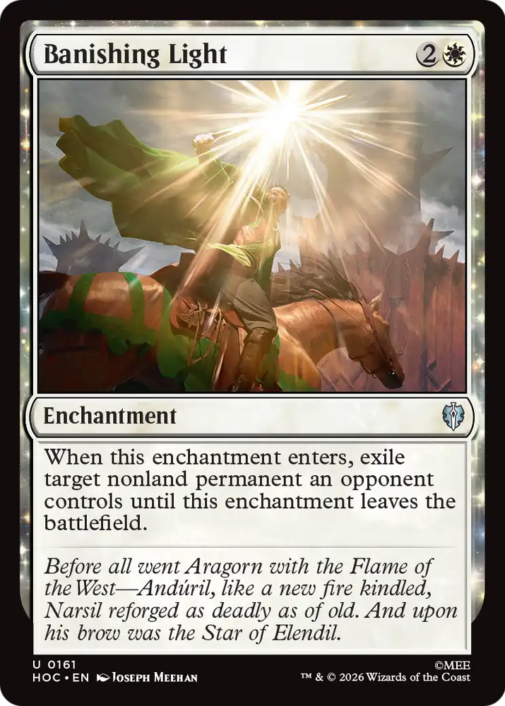 Banishing Light [The Hobbit: Eternal-Legal] Magic: The Gathering