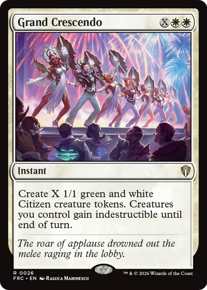 Grand Crescendo [Reality Fracture Commander] Magic: The Gathering