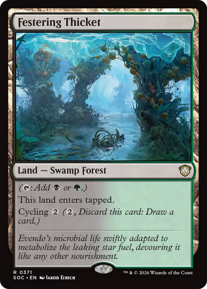Festering Thicket [Secrets of Strixhaven Commander] Magic: The Gathering