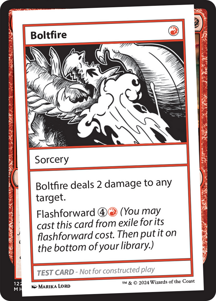 Boltfire [Mystery Booster 2 Playtest Cards] Magic: The Gathering