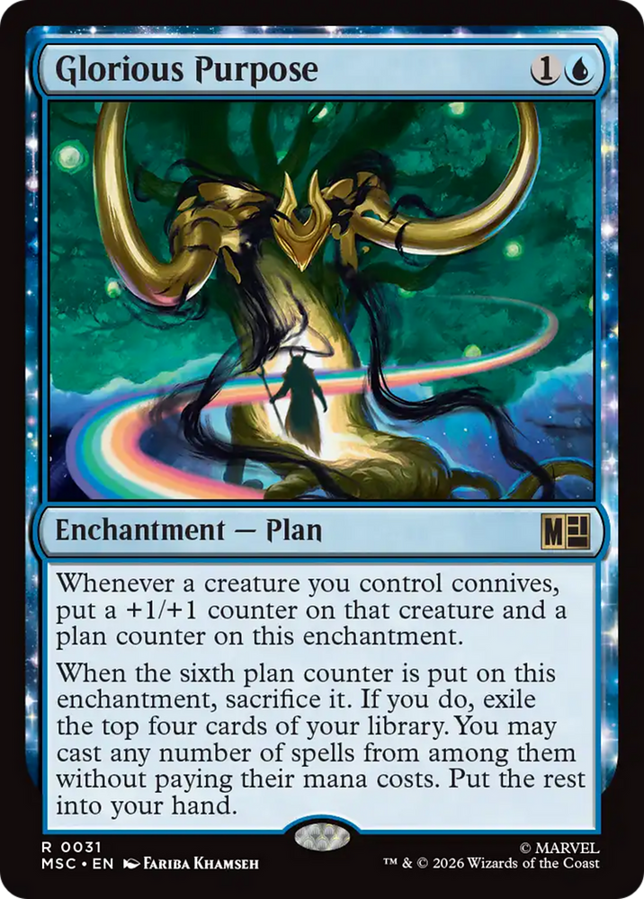 Glorious Purpose [Marvel Super Heroes Commander] Magic: The Gathering