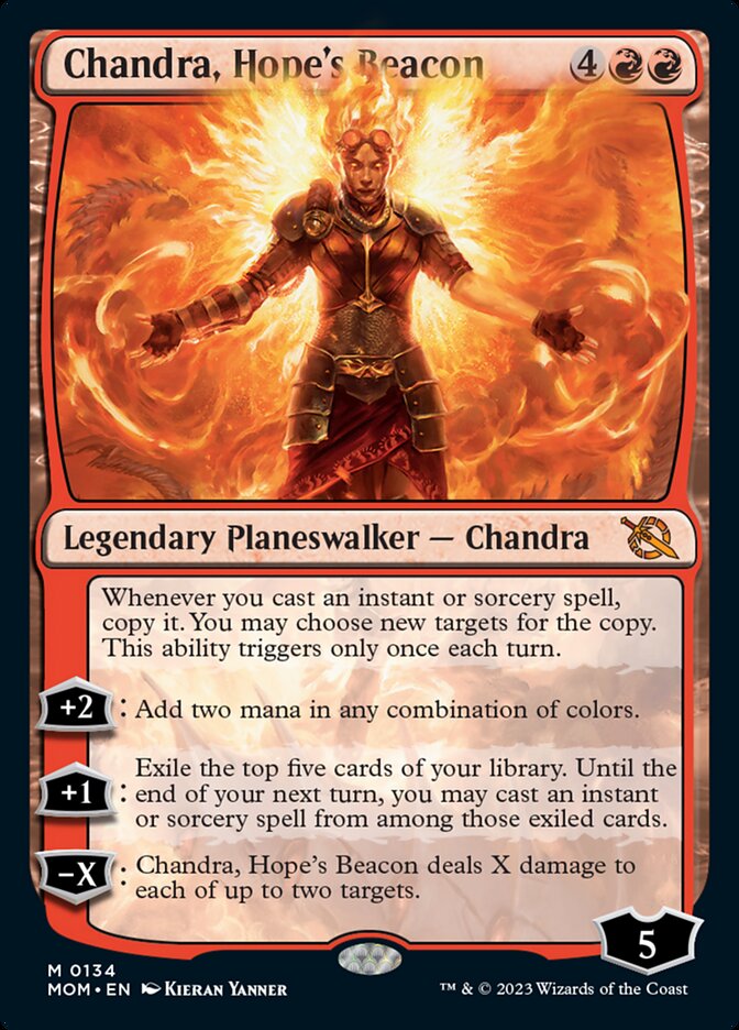 Chandra, Hope's Beacon [March of the Machine] Magic: The Gathering