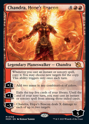 Chandra, Hope's Beacon [March of the Machine] Magic: The Gathering