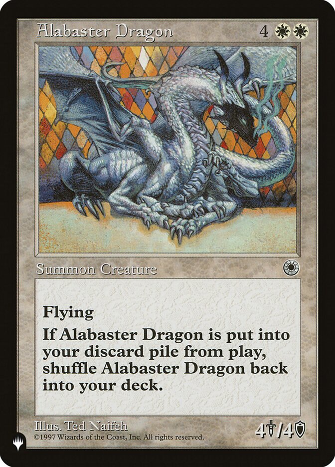Alabaster Dragon [The List] Magic: The Gathering