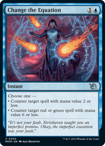 Change the Equation [March of the Machine] Magic: The Gathering