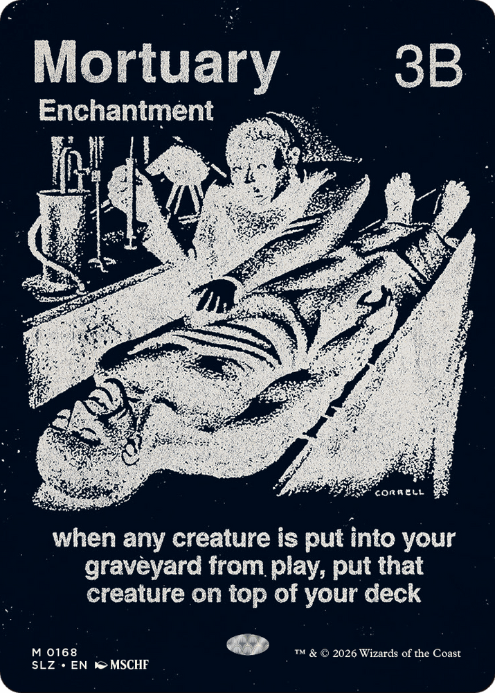 Mortuary (0168) [Secret Lair x MSCHF: The Zeta Set] Magic: The Gathering