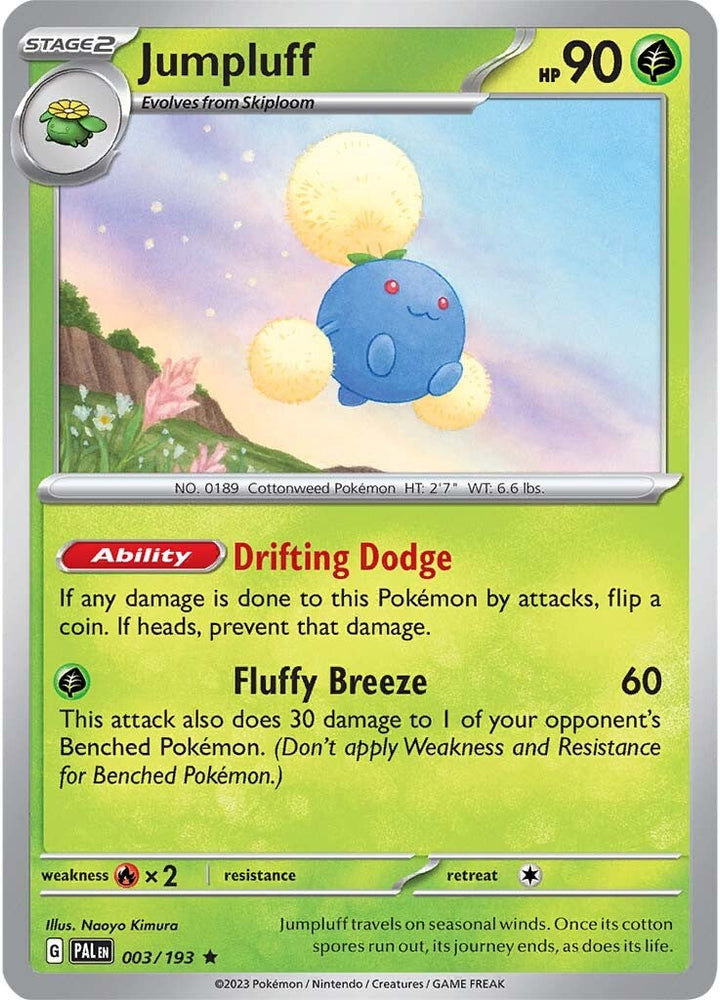 Jumpluff (003/193) [Scarlet & Violet: Paldea Evolved] Pokémon