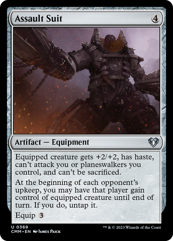 Assault Suit [Commander Masters] Magic: The Gathering