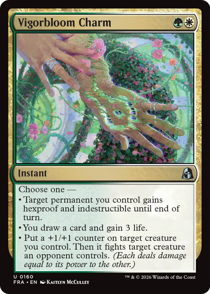 Vigorbloom Charm [Reality Fracture] Magic: The Gathering