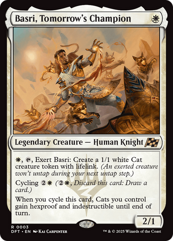 Basri, Tomorrow's Champion [Aetherdrift] Magic: The Gathering