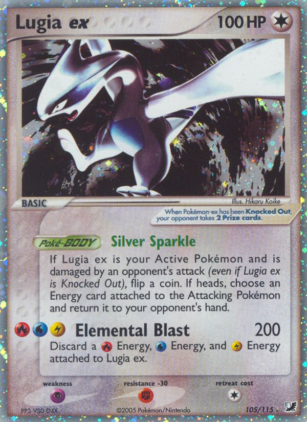 Lugia ex (105/115) [EX: Unseen Forces] Pokémon