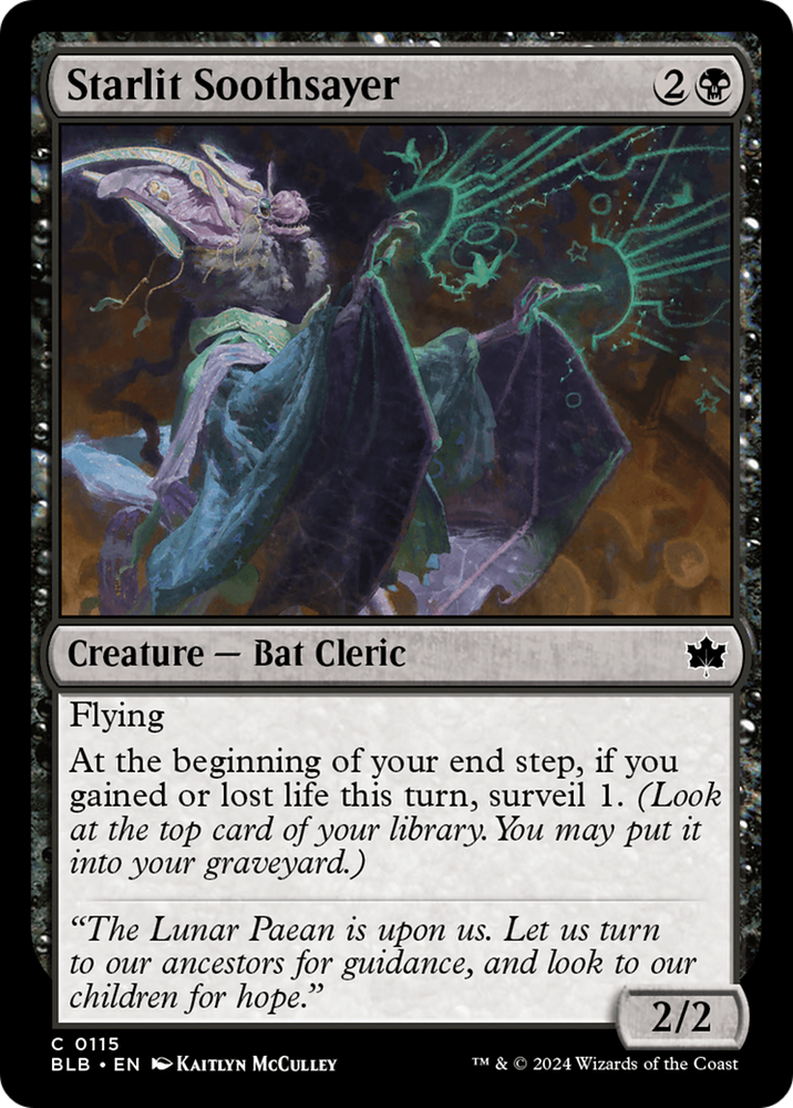 Starlit Soothsayer [Bloomburrow] Magic: The Gathering