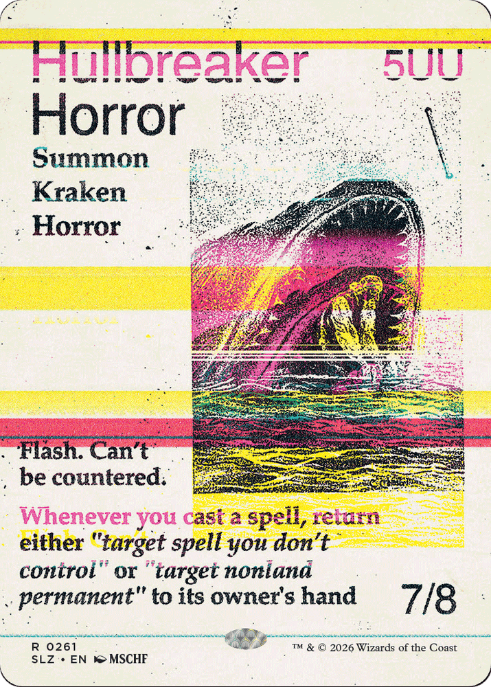 Hullbreaker Horror (0261) [Secret Lair x MSCHF: The Zeta Set] Magic: The Gathering