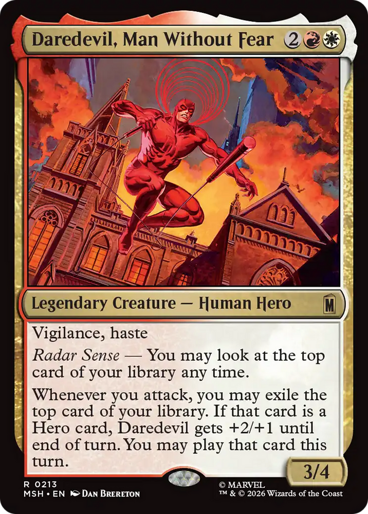 Daredevil, Man Without Fear [Marvel Super Heroes] Magic: The Gathering