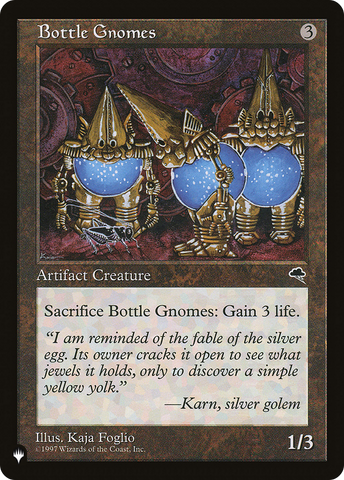 Bottle Gnomes (TMP) [The List] Magic: The Gathering