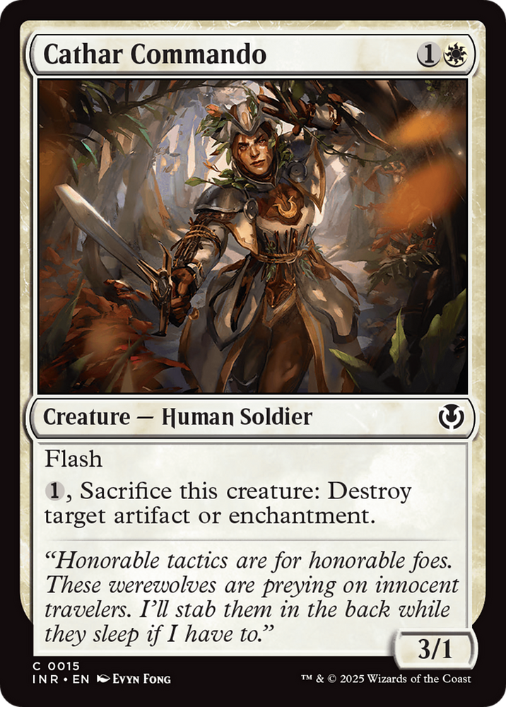 Cathar Commando [Innistrad Remastered] Magic: The Gathering