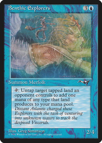 Benthic Explorers (Looking to the Side) [Alliances] Magic: The Gathering