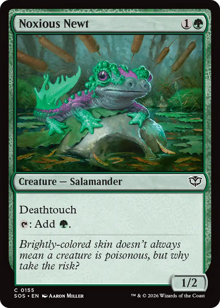 Noxious Newt [Secrets of Strixhaven] Magic: The Gathering