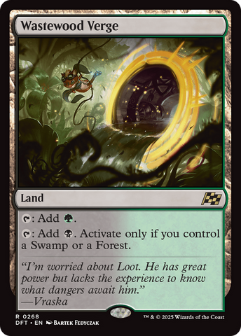Wastewood Verge [Aetherdrift] Magic: The Gathering