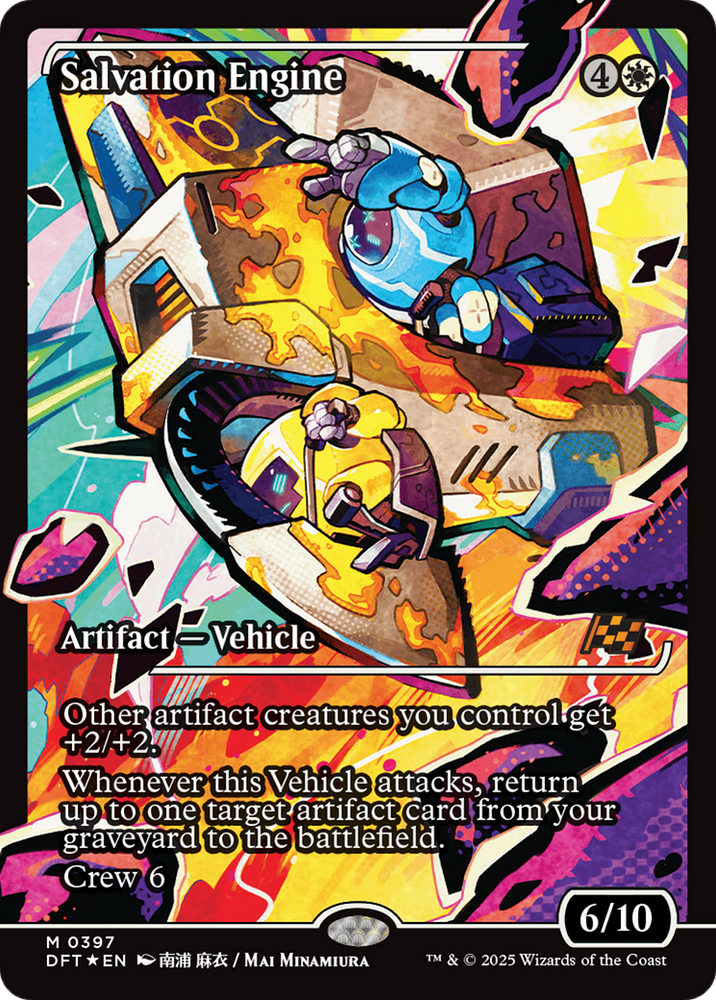 Salvation Engine (Showcase) [Aetherdrift] Magic: The Gathering