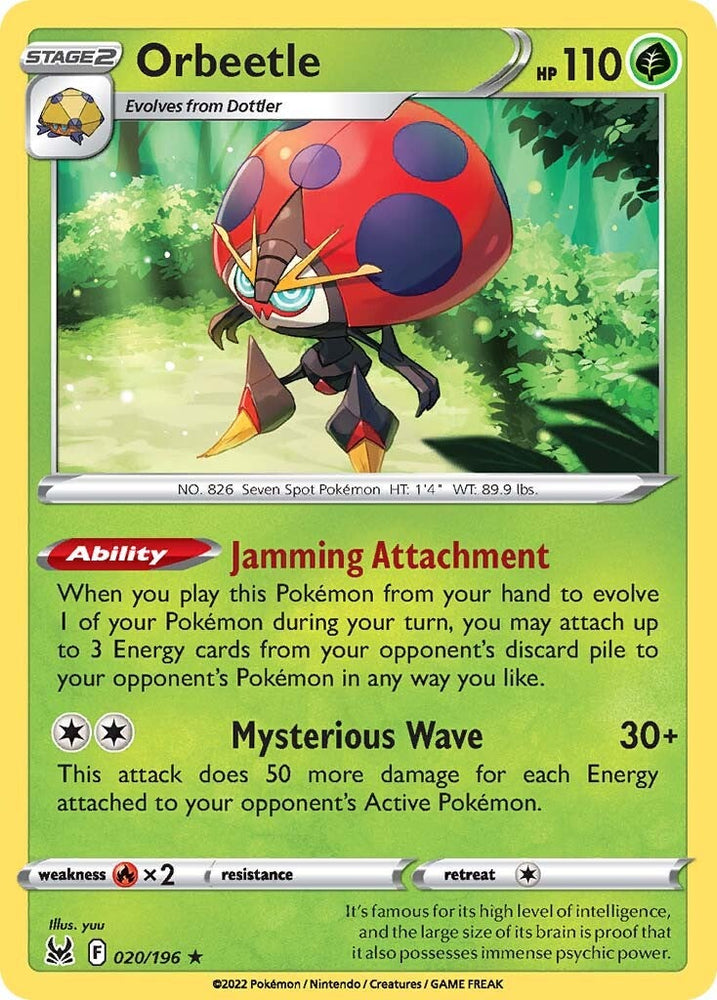 Orbeetle (020/196) [Sword & Shield: Lost Origin] Pokémon