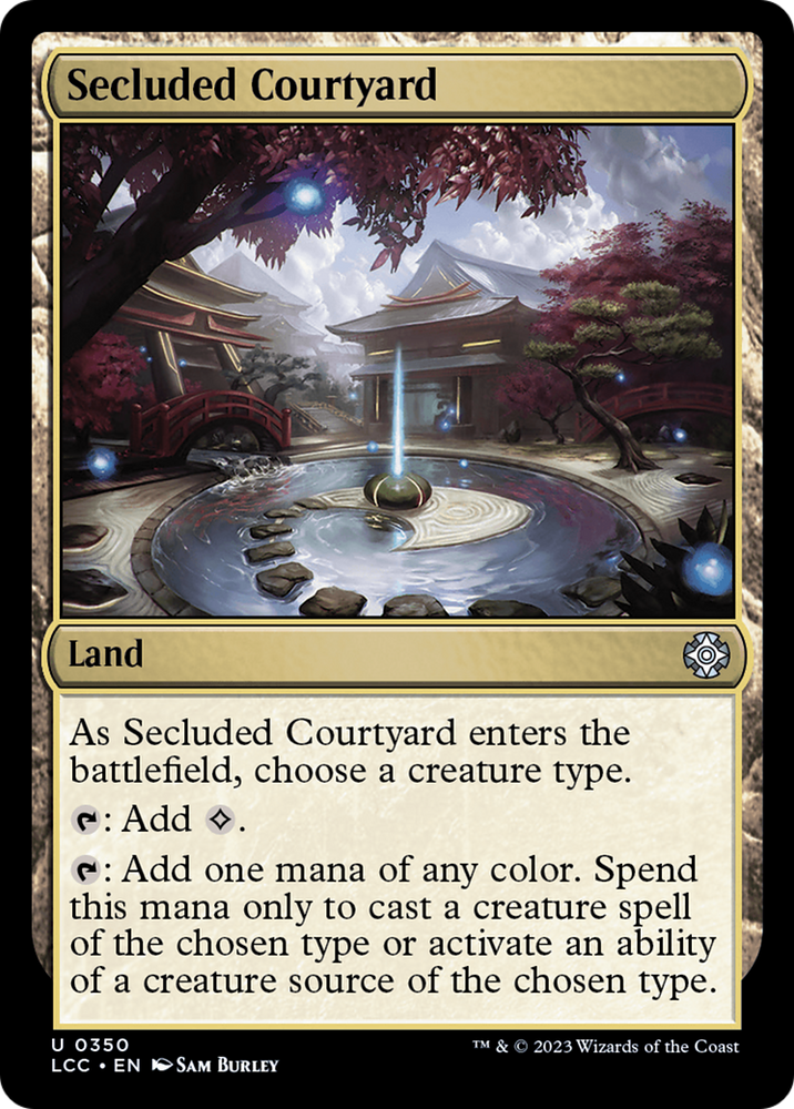 Secluded Courtyard [The Lost Caverns of Ixalan Commander] Magic: The Gathering