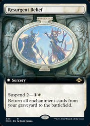 Resurgent Belief (Extended Art) [Modern Horizons 2] Magic: The Gathering
