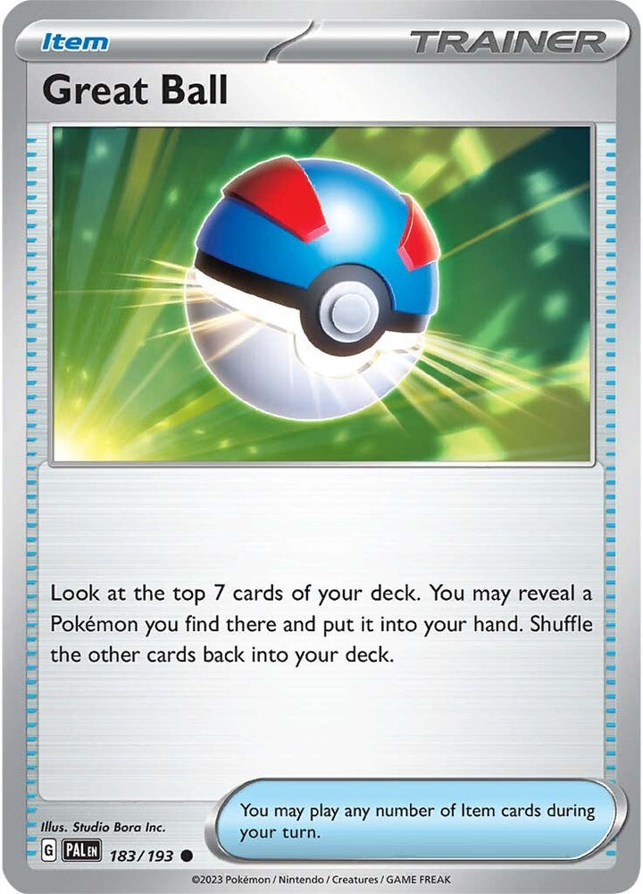 Great Ball (183/193) [Scarlet & Violet: Paldea Evolved] Pokémon