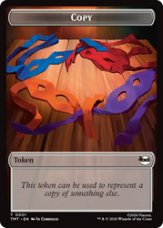 Rat // Copy Double-Sided Token [Teenage Mutant Ninja Turtles Tokens] Magic: The Gathering