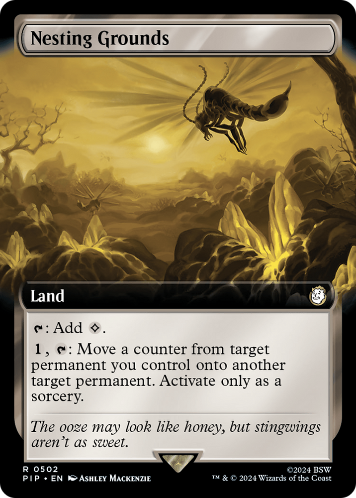 Nesting Grounds (Extended Art) [Fallout] Magic: The Gathering