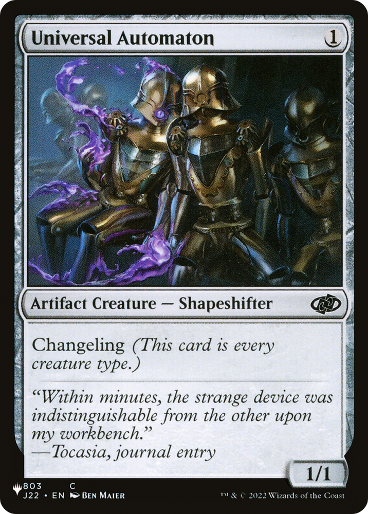 Universal Automaton (J22) [The List] Magic: The Gathering