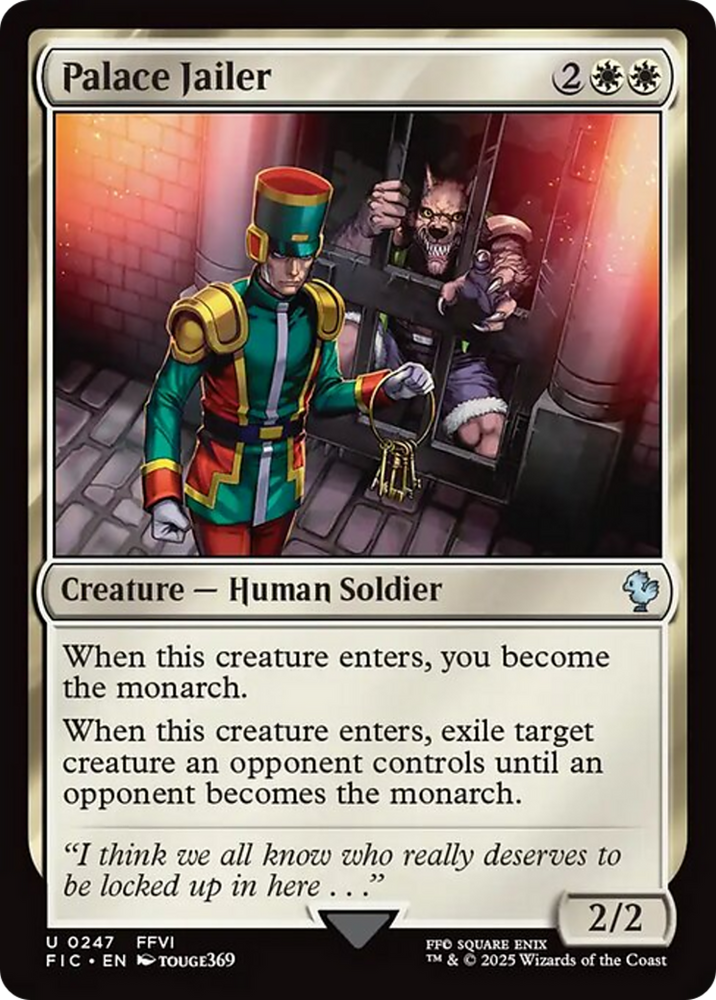 Palace Jailer [FINAL FANTASY Commander] Magic: The Gathering
