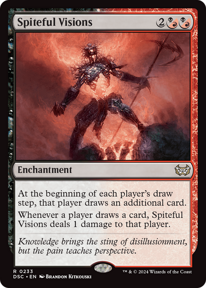 Spiteful Visions [Duskmourn: House of Horror Commander] Magic: The Gathering
