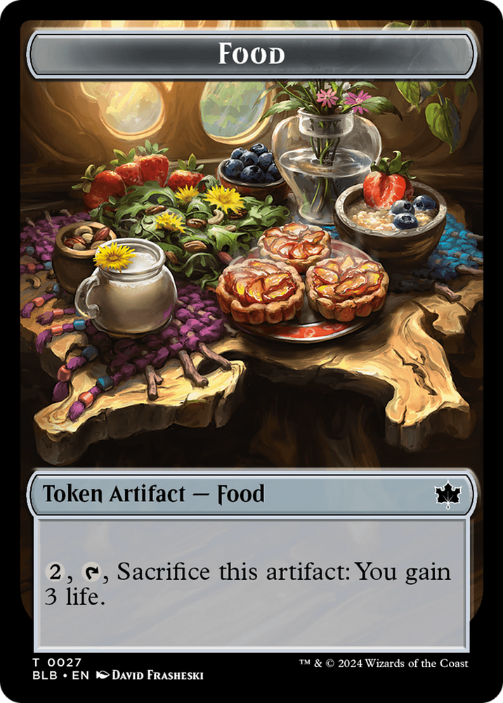 Food Token [Bloomburrow Tokens] Magic: The Gathering