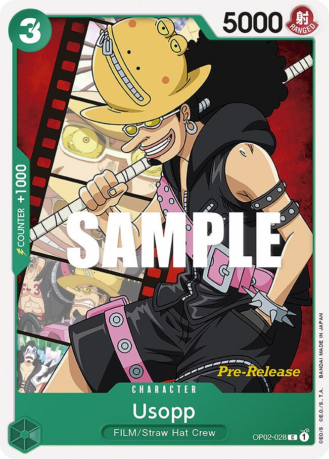 Usopp [Paramount War Pre-Release Cards] Bandai