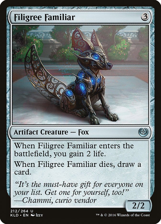 Filigree Familiar [Kaladesh] Magic: The Gathering