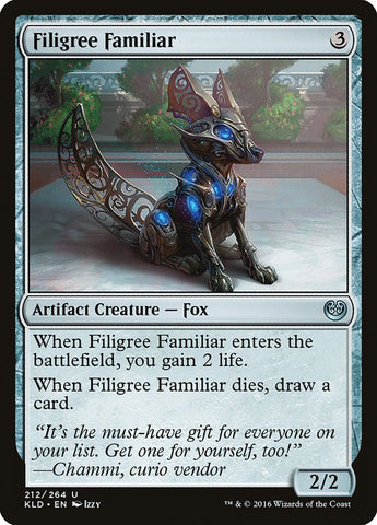 Filigree Familiar [Kaladesh] Magic: The Gathering