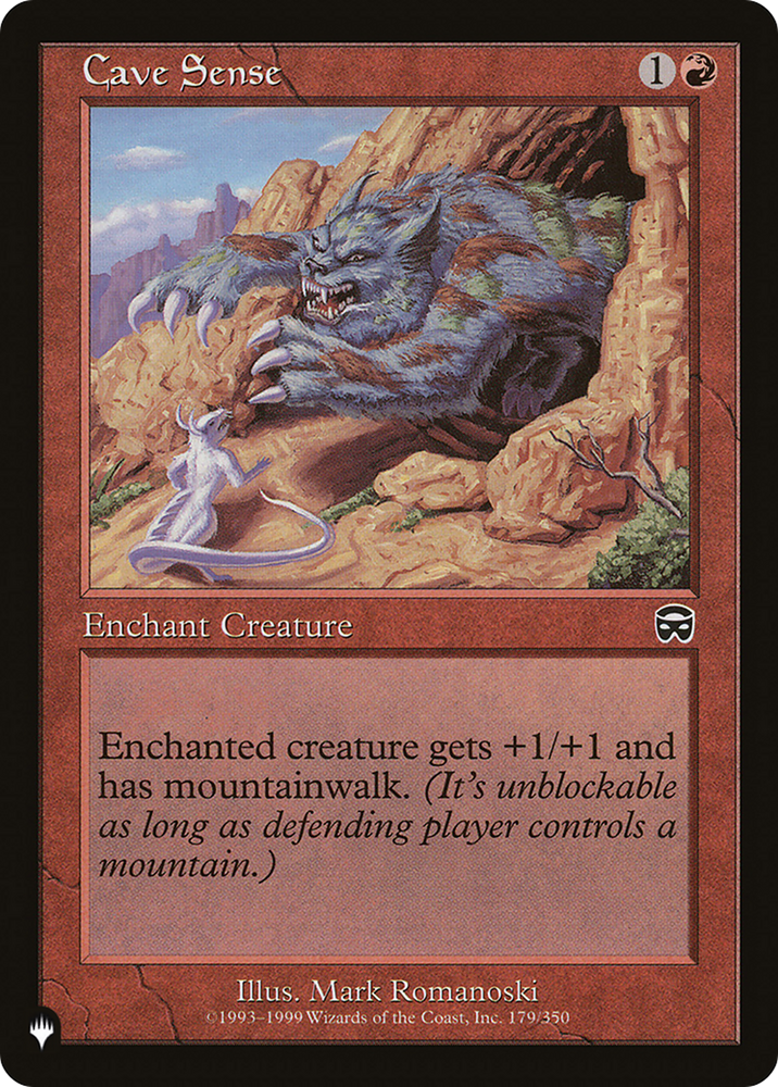 Cave Sense [The List] Magic: The Gathering