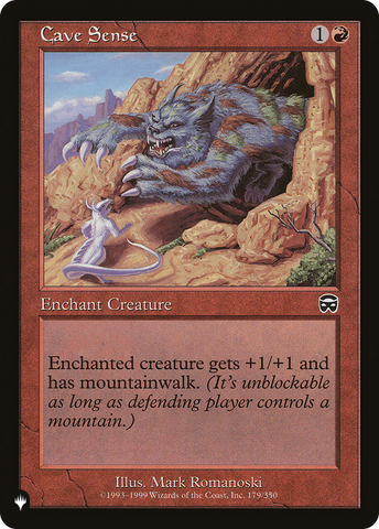 Cave Sense [The List] Magic: The Gathering