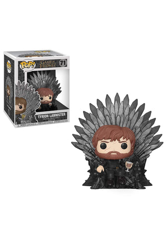 Funko POP! Deluxe: Game 0: Tyrion Lannister Sitting on Iron Throne Collectible Figure - Game of Thrones - Collectible Vinyl Figure - Gift Idea - Official Merchandise - for Kids & Adults - TV Fans FUNKO