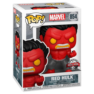 Funko Pop! Marvel: Red Hulk Figure (Hot Topic Exclusive) FUNKO
