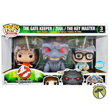 Pop! Movies, Ghostbusters (1984), The Gatekeeper, Zuul, and The Key Master Vinyl Figure Exclusive 3-Pack FUNKO