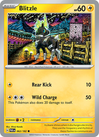 Blitzle (062/182) [Scarlet & Violet: Paradox Rift] Pokémon
