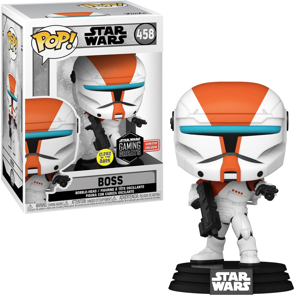 POP! Star Wars: Republic Commando - Boss (Glow) Vinyl Figure - Special Edition Exclusive FUNKO
