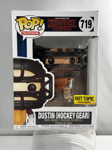 Funko Pop! Television #719 Stranger Things Dustin Hockey Gear (Hot Topic Exclusive) FUNKO