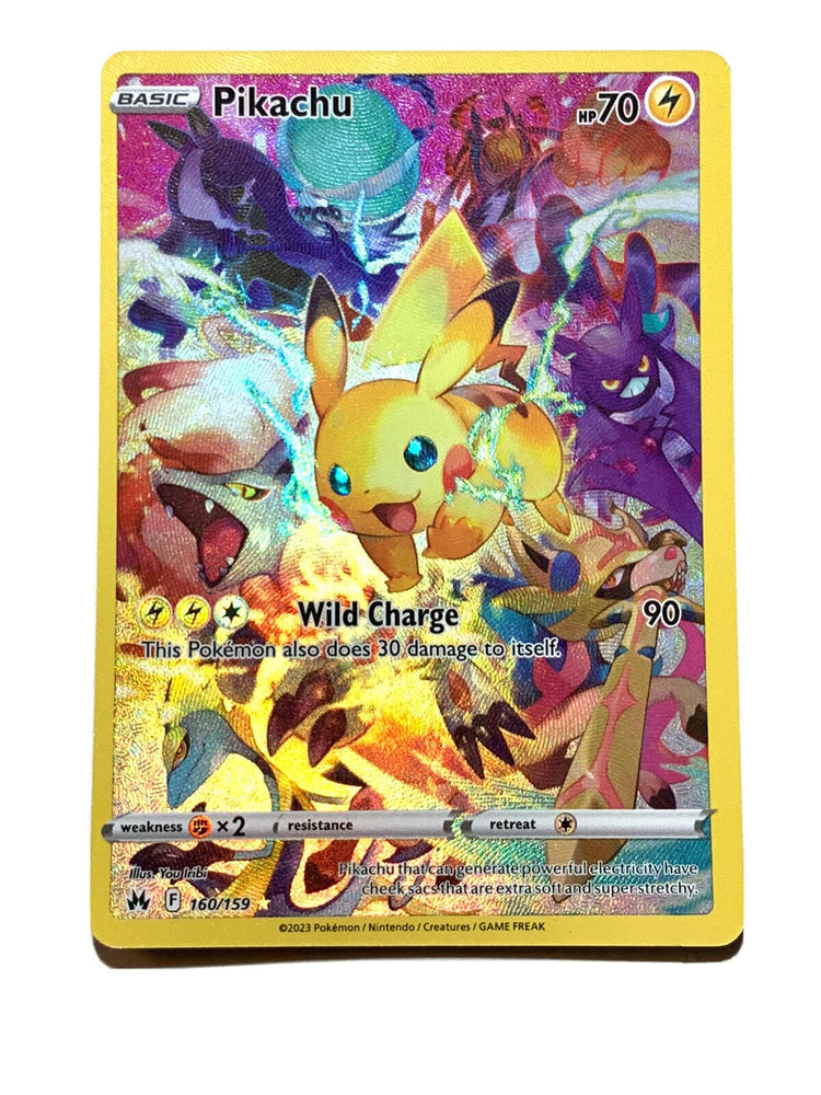 rare cards from crown zenith Pokemon - Pikachu 160/159 - Crown Zenith